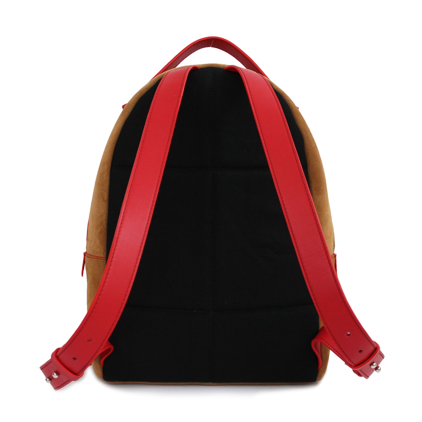 Barcelona Backpack - Caramel/Red