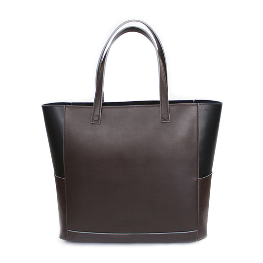 Milan Tote Bag - Bordeaux/Black