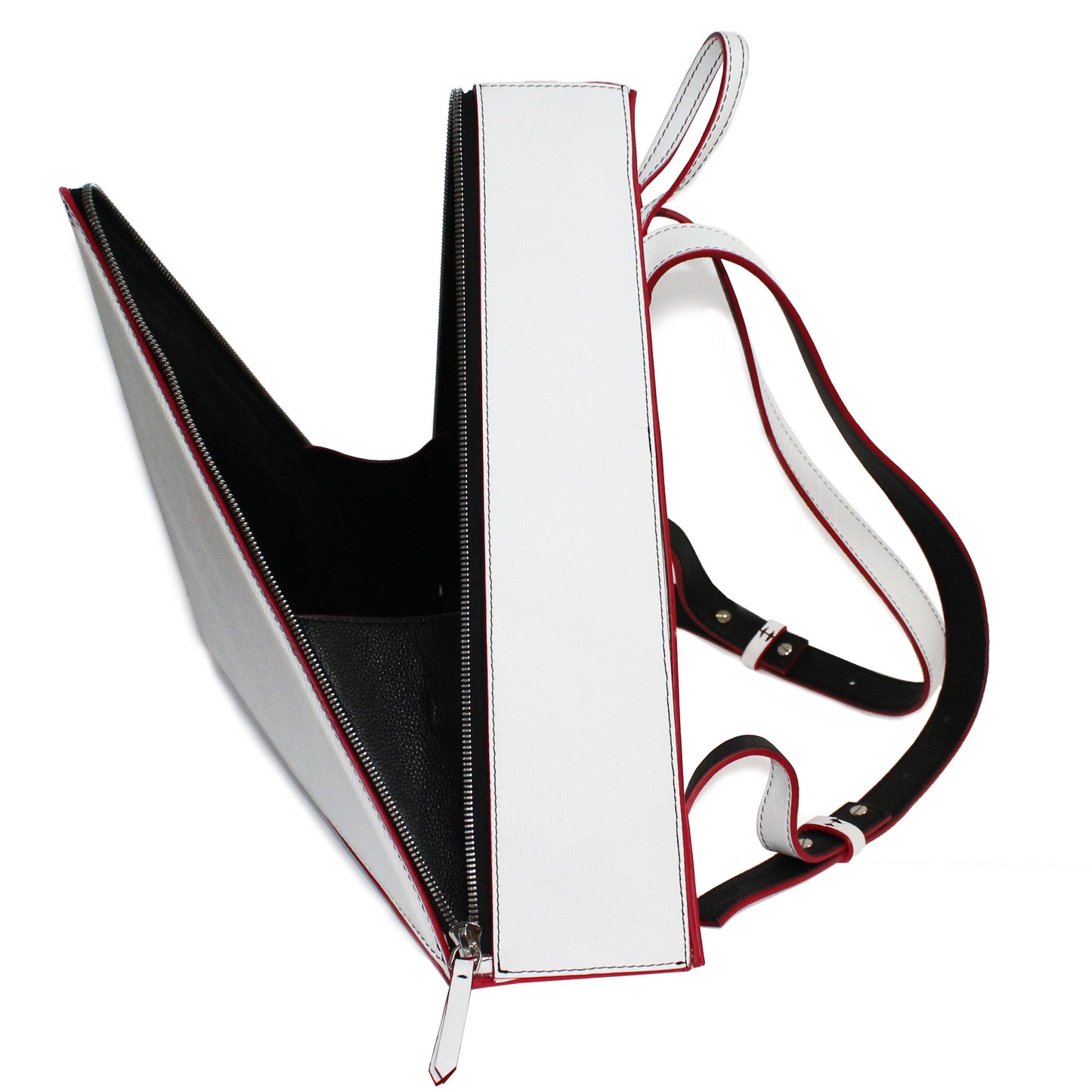 Seoul Triangle Backpack White