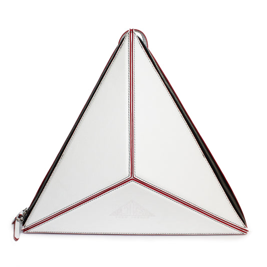 Seoul Triangle Backpack White